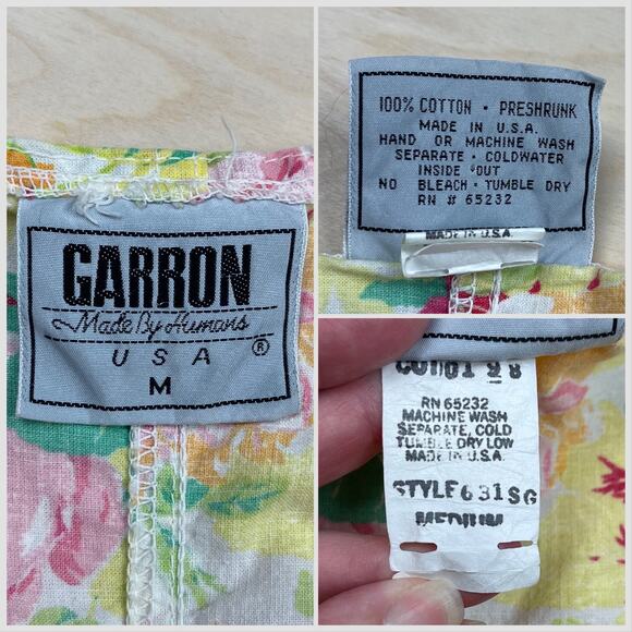 Vintage 1980s Yellow Floral Sleeveless Bubble Hem Bustled Sundress - Picture 5 of 7